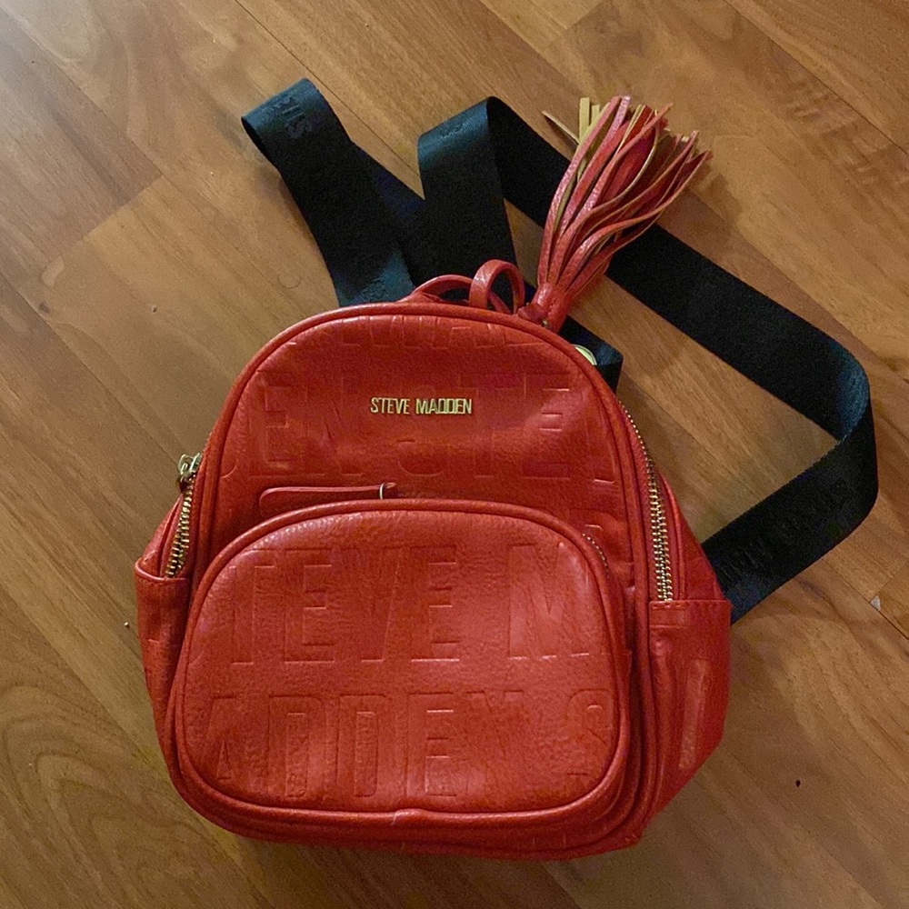 Red Steve Madden Mini Backpack - image 2